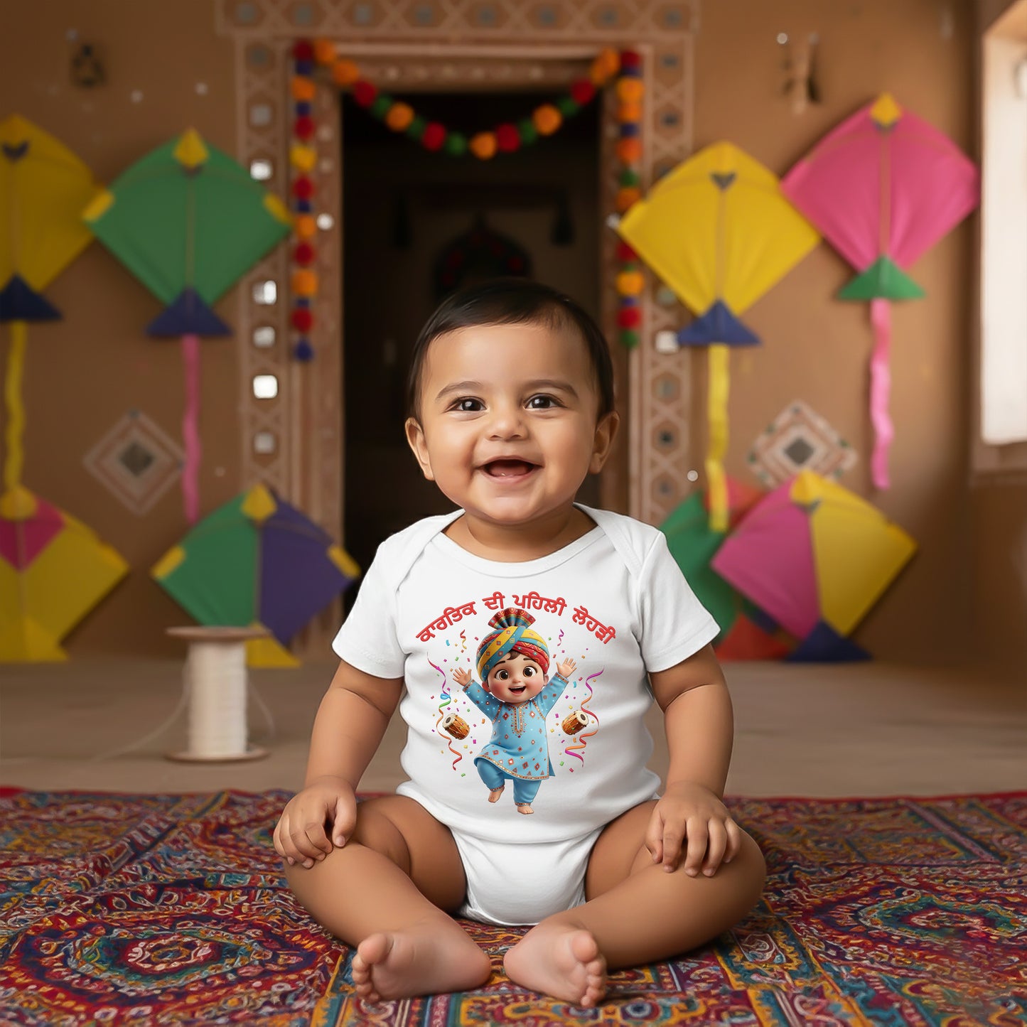 Baby first lohri dress 