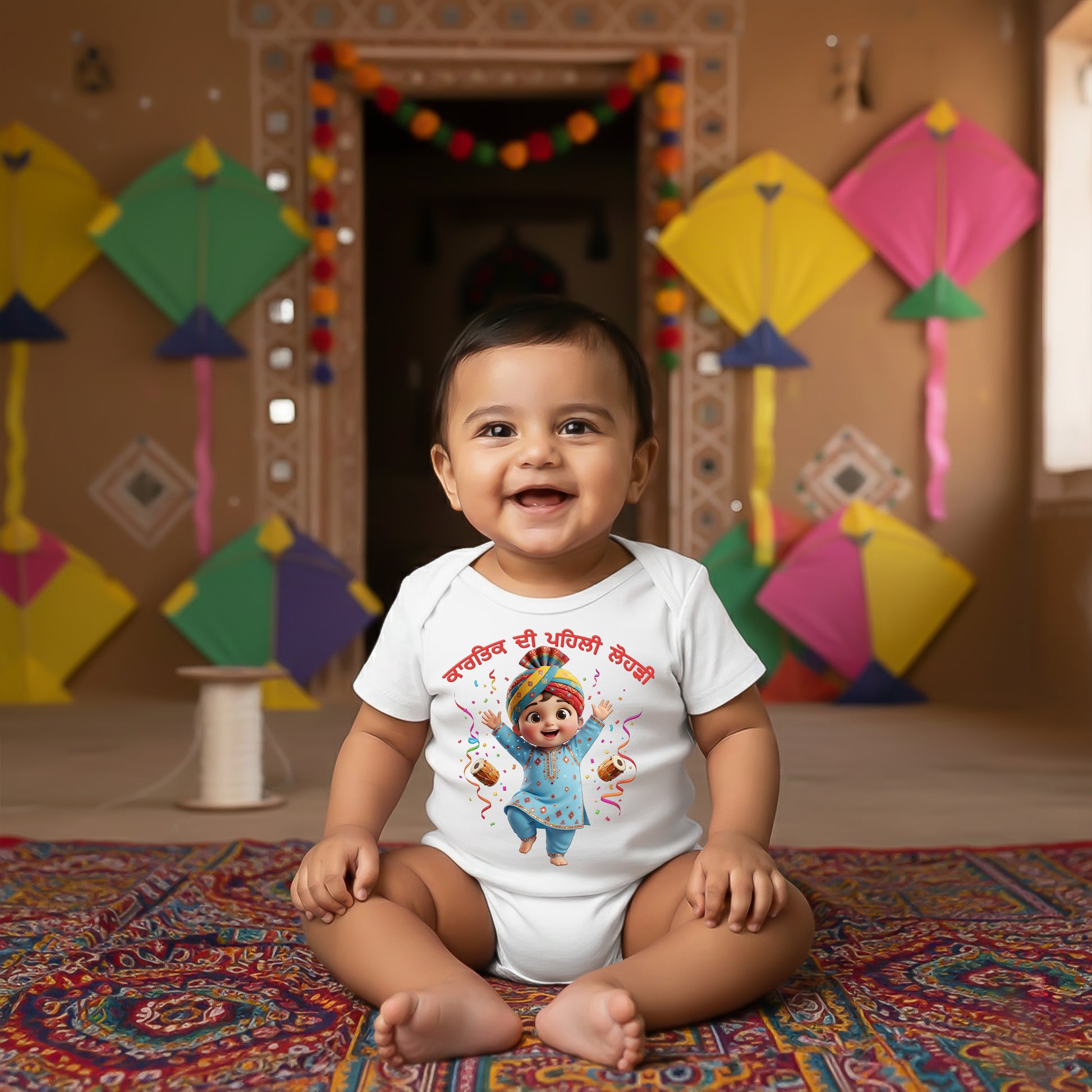 Baby first lohri dress 