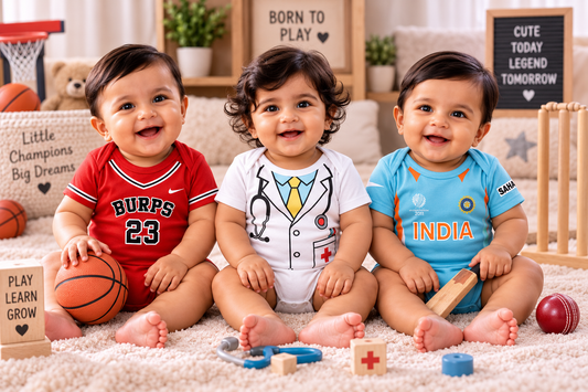 New Born & Baby Clothing | Little Legends Trio 3-Piece Baby Bodysuit Combo | Soft Cotton