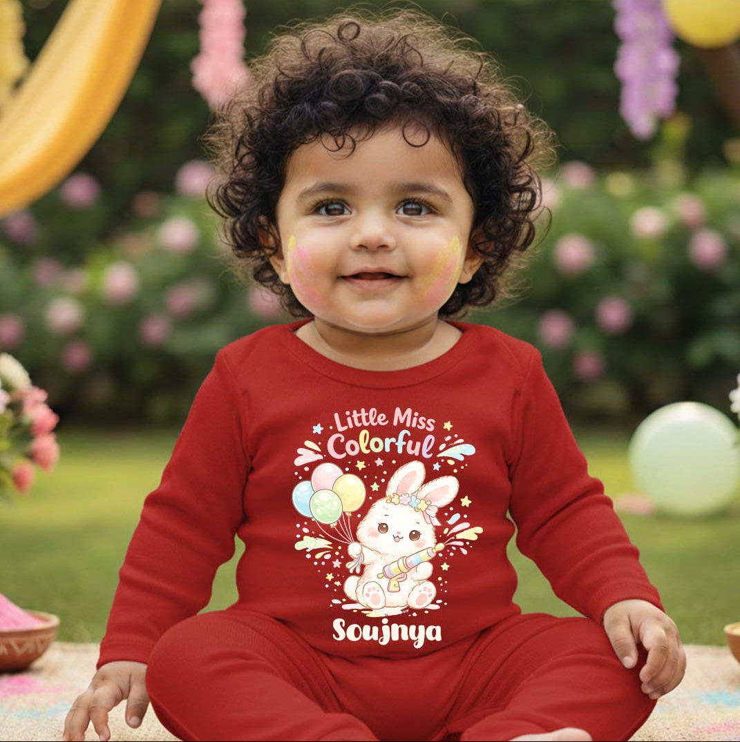 baby first holi dress