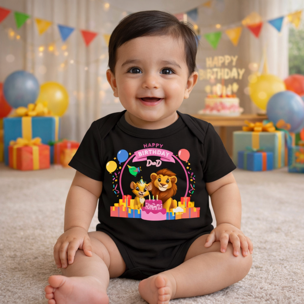 New Born & Baby Clothing | Happy Birthday Dad!! | Soft Cotton