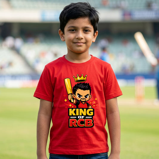 New Born & Baby Clothing | King Of RCB | Soft Cotton T-shirt