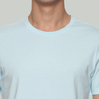 Men Round Neck Basic Organic Cotton T-Shirt