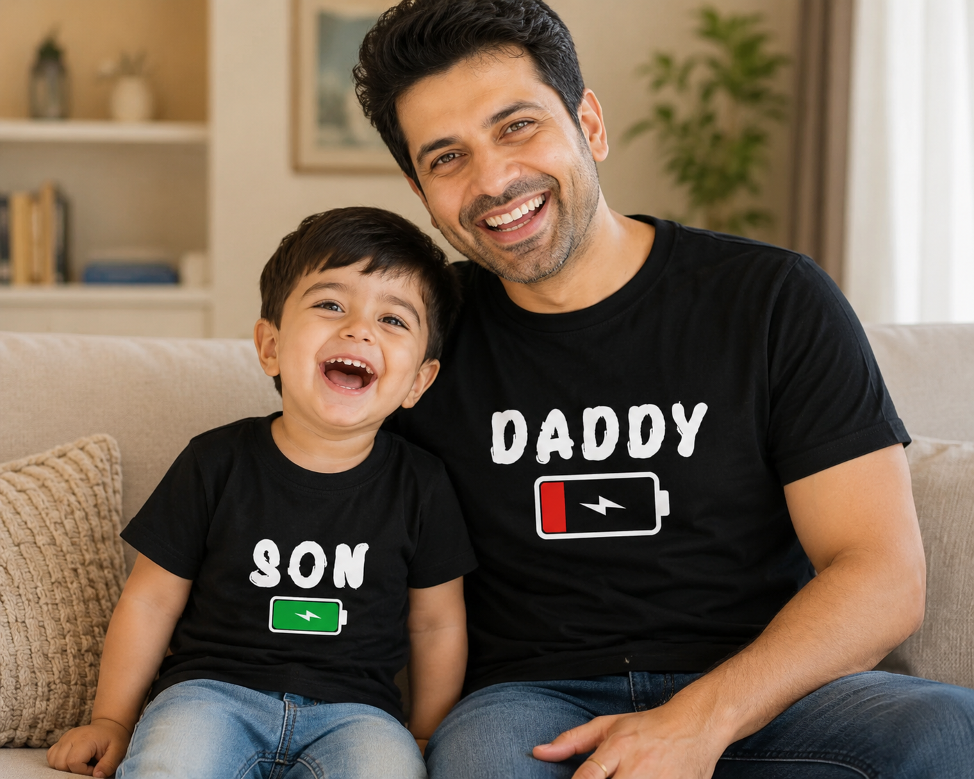 New Born & Baby Clothing | Daddy and Son Twinning Sets T-shirt and onesie | Soft T-shirt