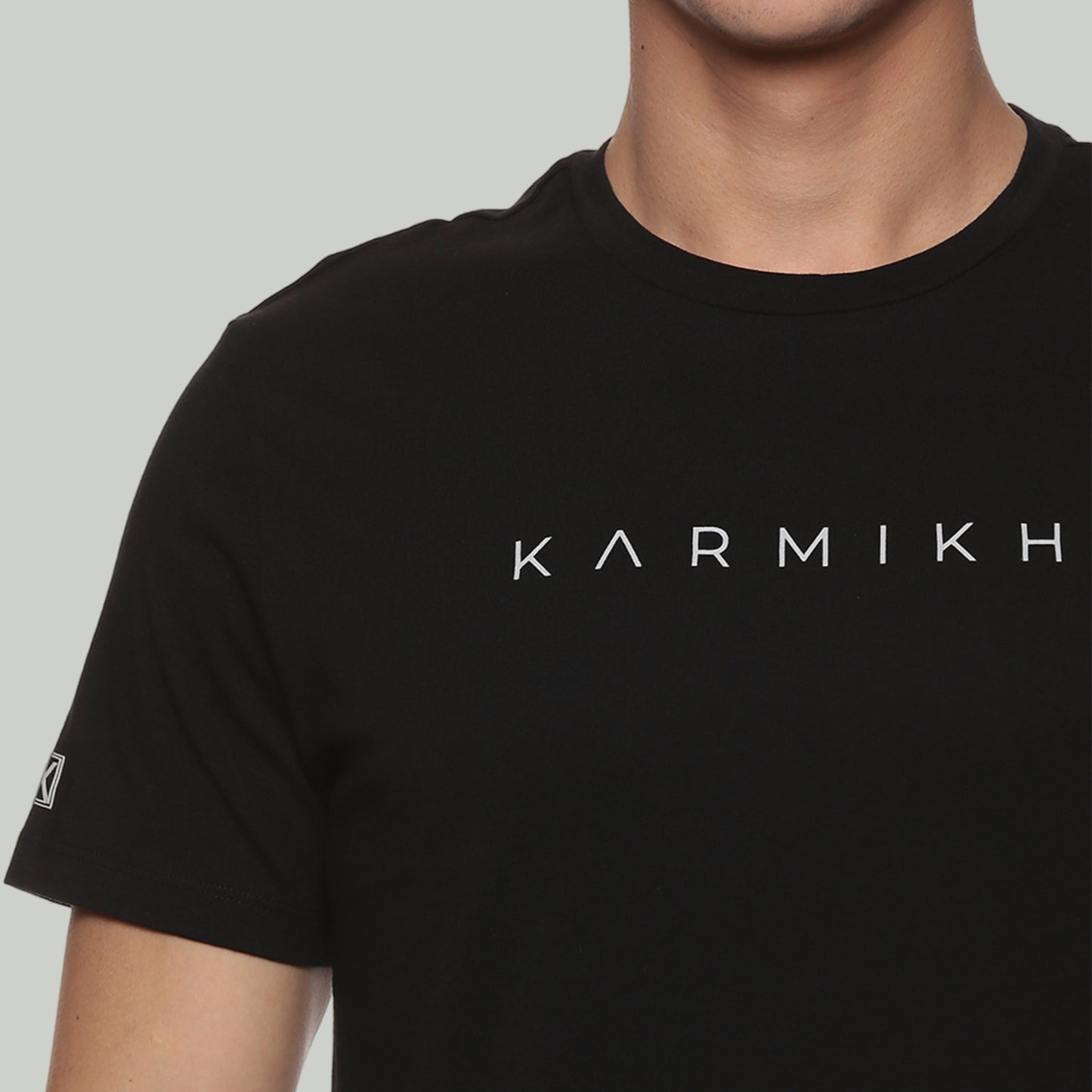 Men Round Neck Classic Karmikh Organic Cotton T-Shirt