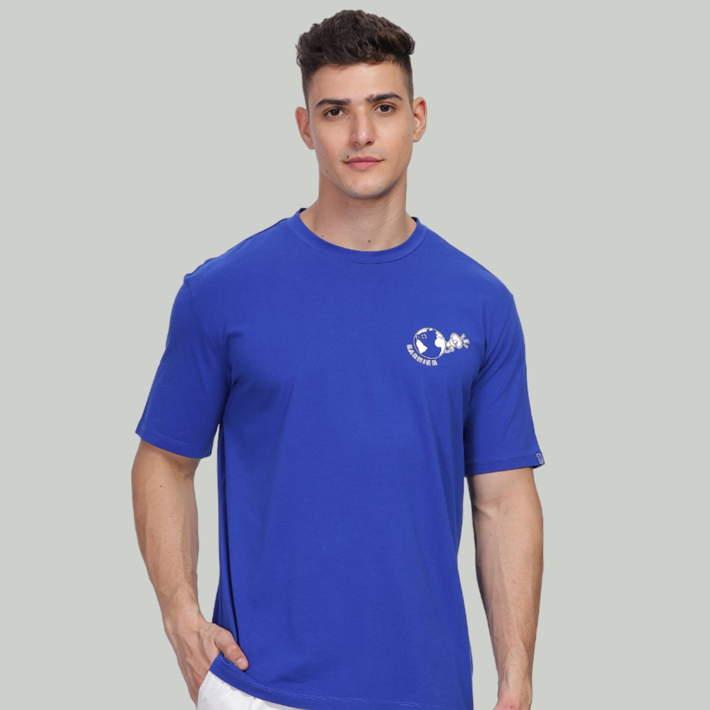 Men Drop-shoulder Loose Fit premium organic cotton Eco Tshirt