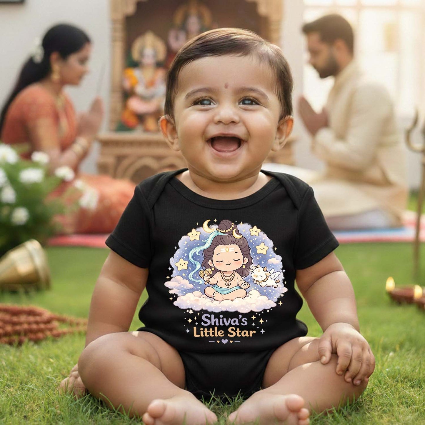 New Born & Baby Clothing | Baby’s Shiva's Little Star Outfit | Soft Cotton
