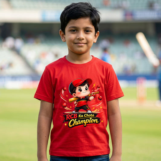 New Born & Baby Clothing | RCB Ka Chota Champion | Soft Cotton T-shirt