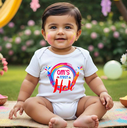 Kids first Holi dress