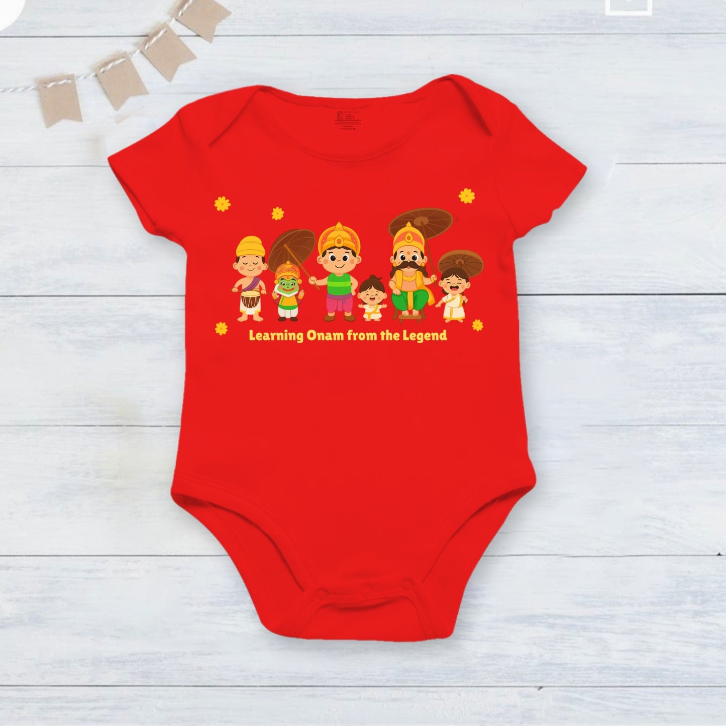 Learning Onam From The Legend _ Red Romper