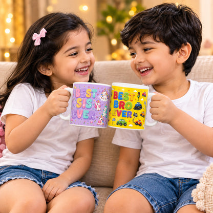 Best Sis & Bro Ever Mug Combo | Sibling Gift Edition