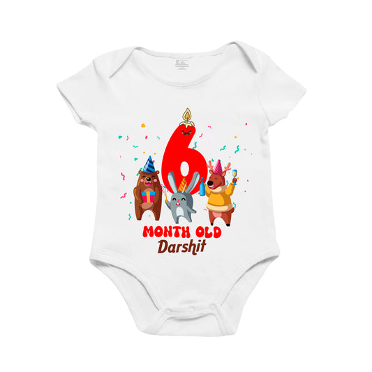 6th Infant monthly Birthday Bliss Onesie
