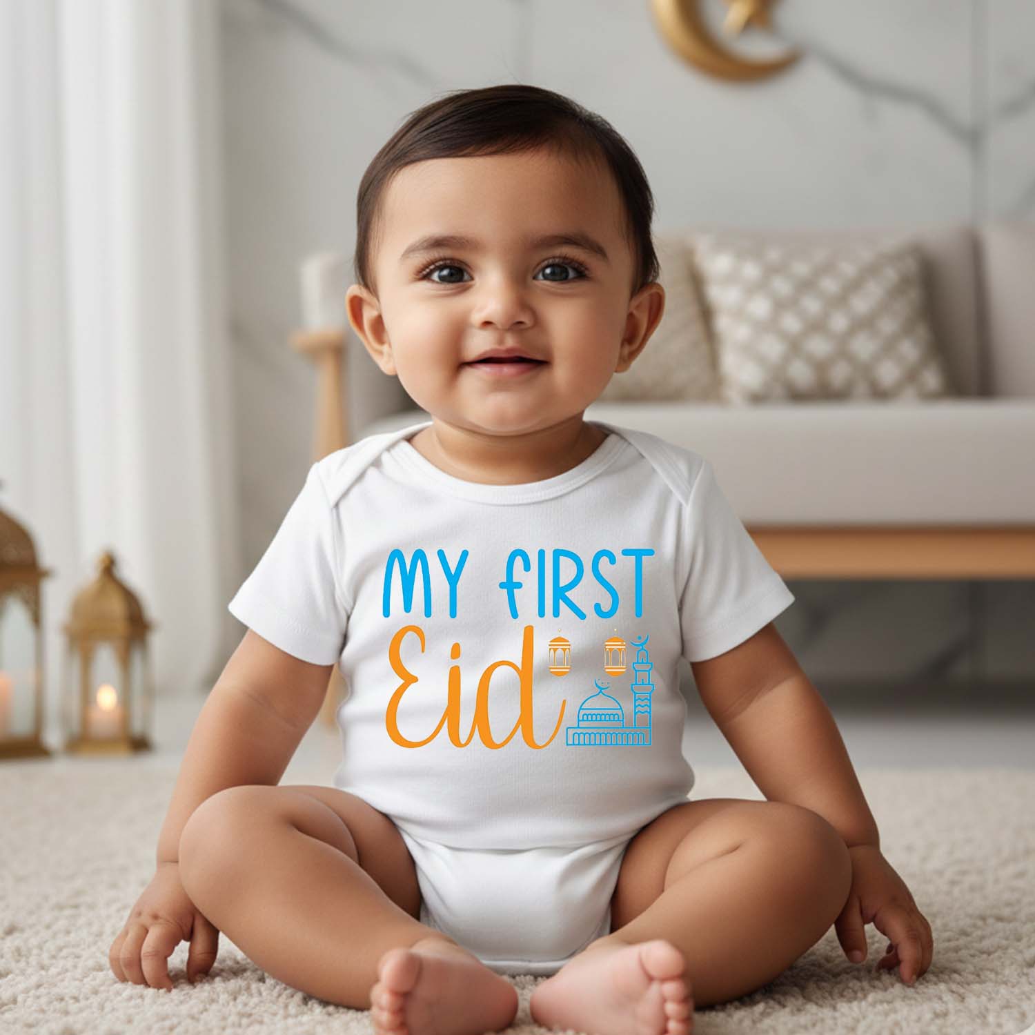 Baby first EID dress