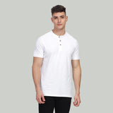 White Mandarin T-Shirt
