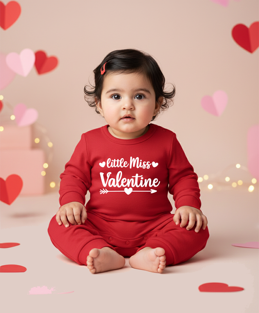 New Born & Baby Clothing | Baby’s First Valentine Outfit –  Little Miss Valentine  | Soft Cotton