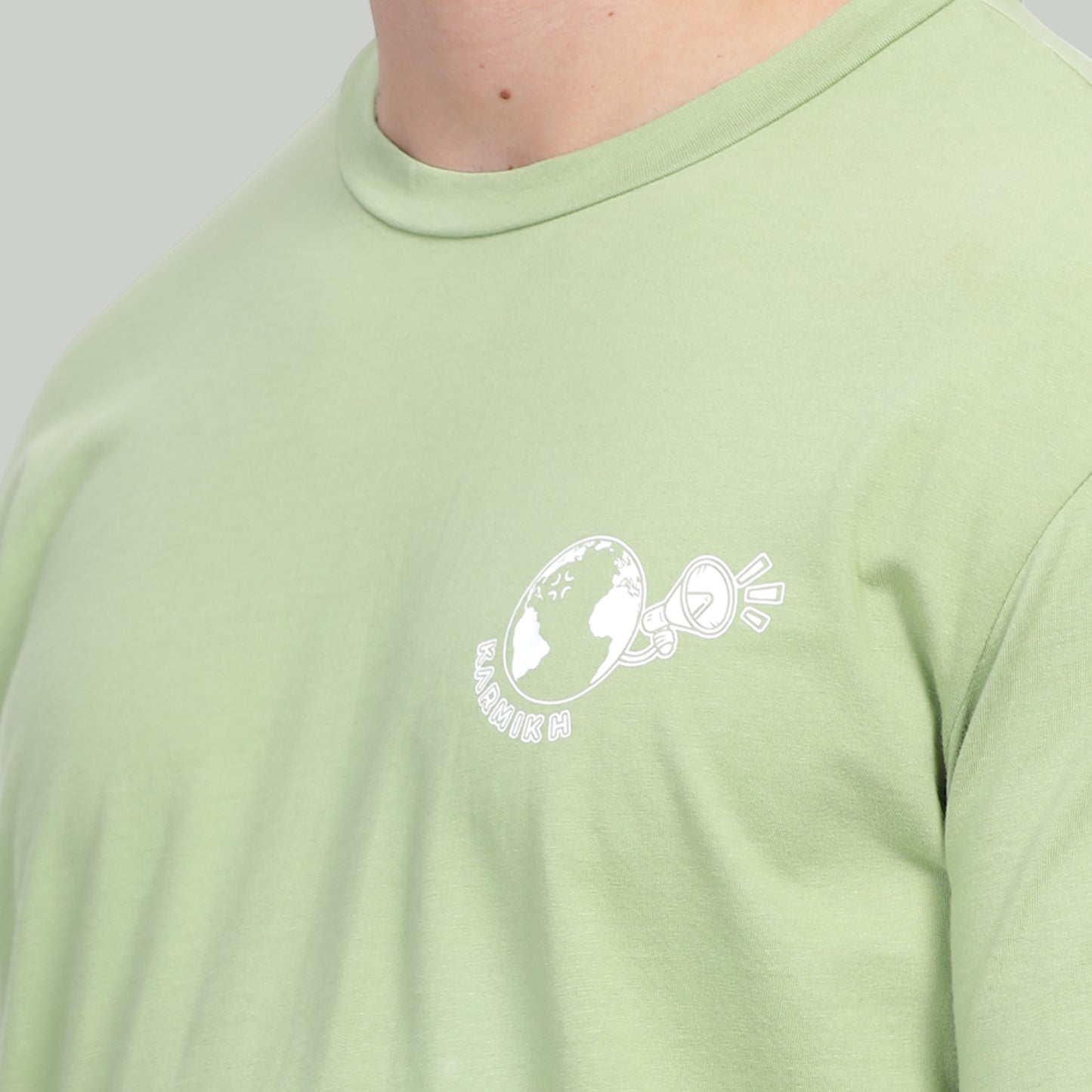 Men Drop-shoulder Loose Fit premium organic cotton Eco Tshirt