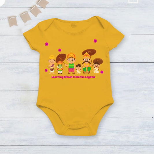 Learning Onam From The Legend _ Yellow  Romper