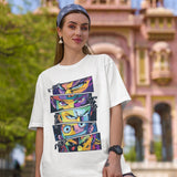 White Women Oversized T-shirts