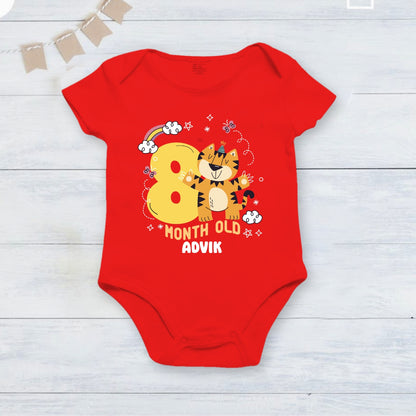 Infant monthly birthday Little Monthlies Onesie