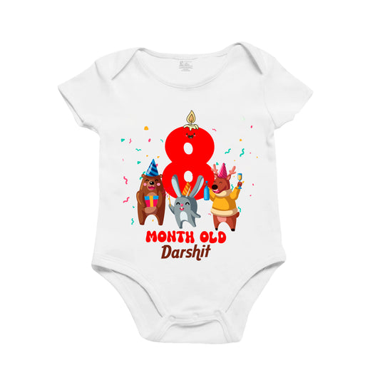 8th Infant monthly Birthday Bliss Onesie