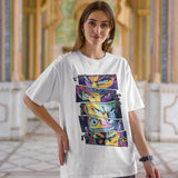 White Women Oversized Tee