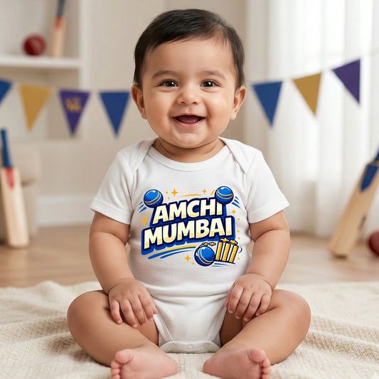 New Born & Baby Clothing | Baby’s Amchi Mumbai With Customized Baby Name | Soft Cotton