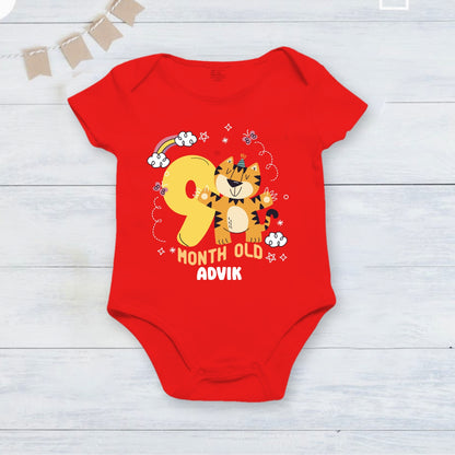 Infant monthly birthday Little Monthlies Onesie