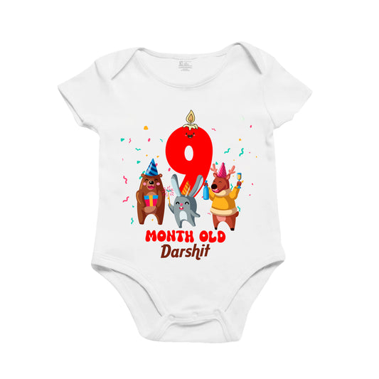 9th Infant monthly Birthday Bliss Onesie