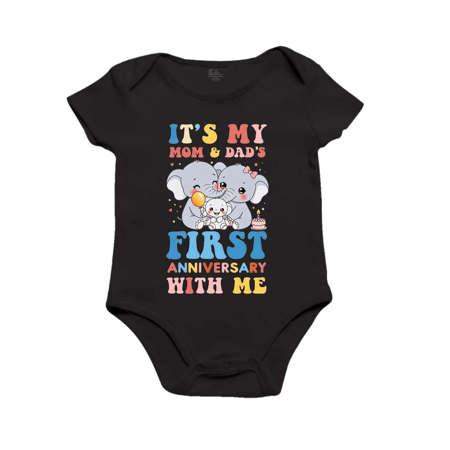 New Born & Baby Clothing | It's My Mom & Dad First Anniversary With Me | Soft Cotton