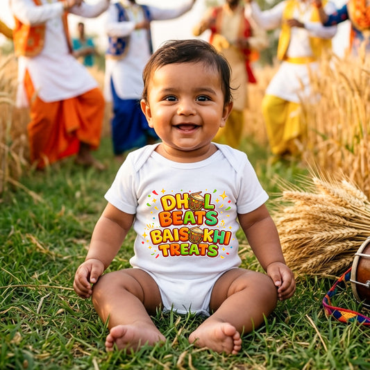 New Born & Baby Clothing | Dhol Beats Baisakhi Treats | Soft Cotton