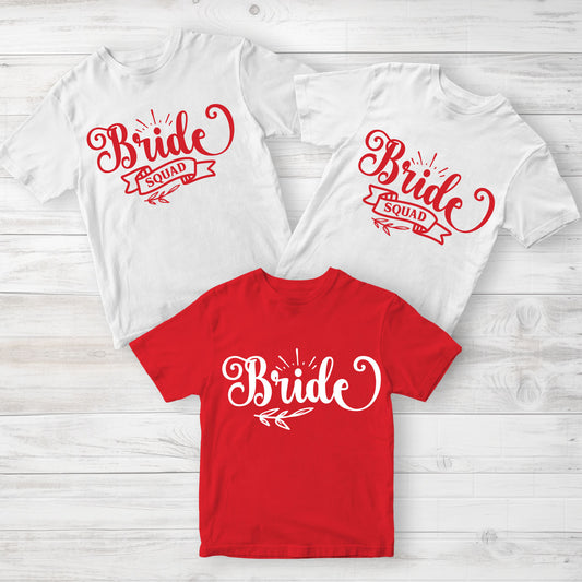 Bride White & Red Team  _  T-Shirt