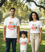 One Cut With A Candy _ Total Family Twinning White T-shirt