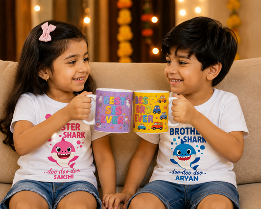 Best Sis & Bro Ever Mug Combo | Sibling Gift Edition