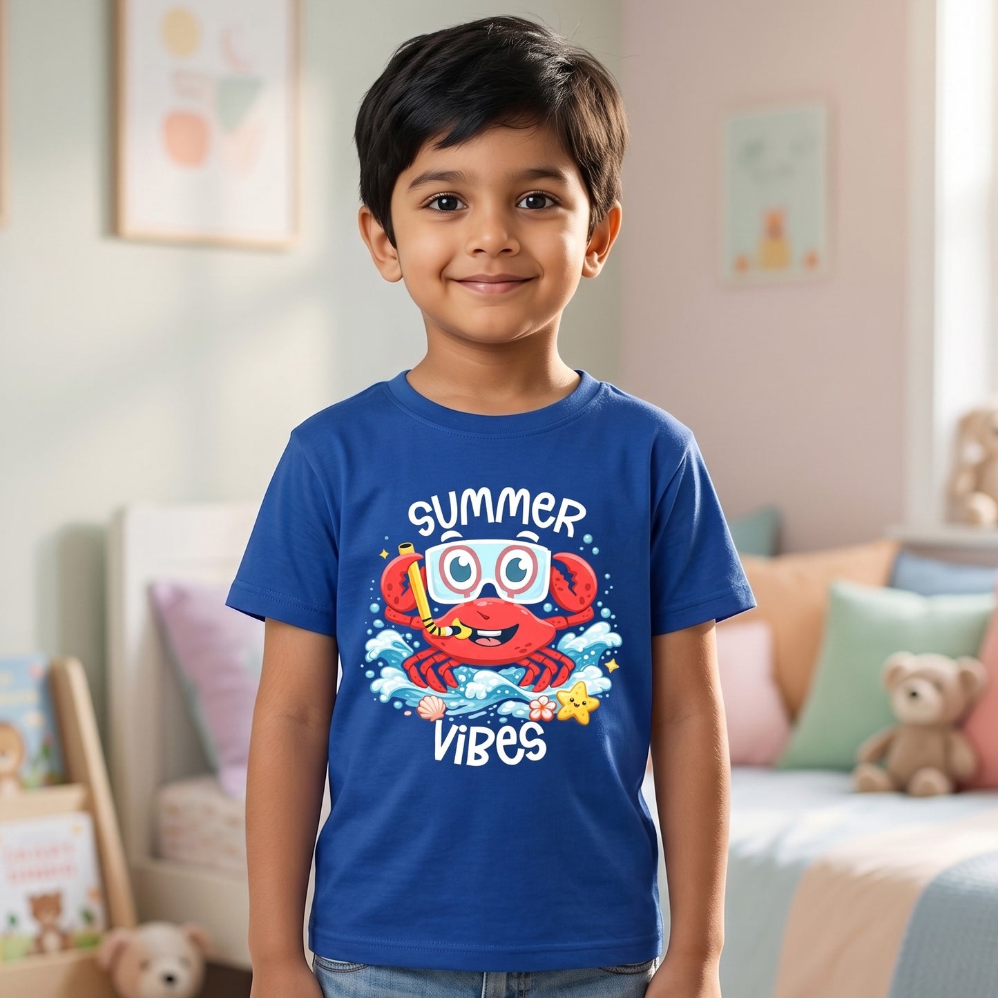 Summer Vibes Printed Kid's T-Shirt