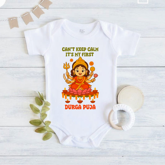 Can't Keep Calm Its My First Durga Pooja