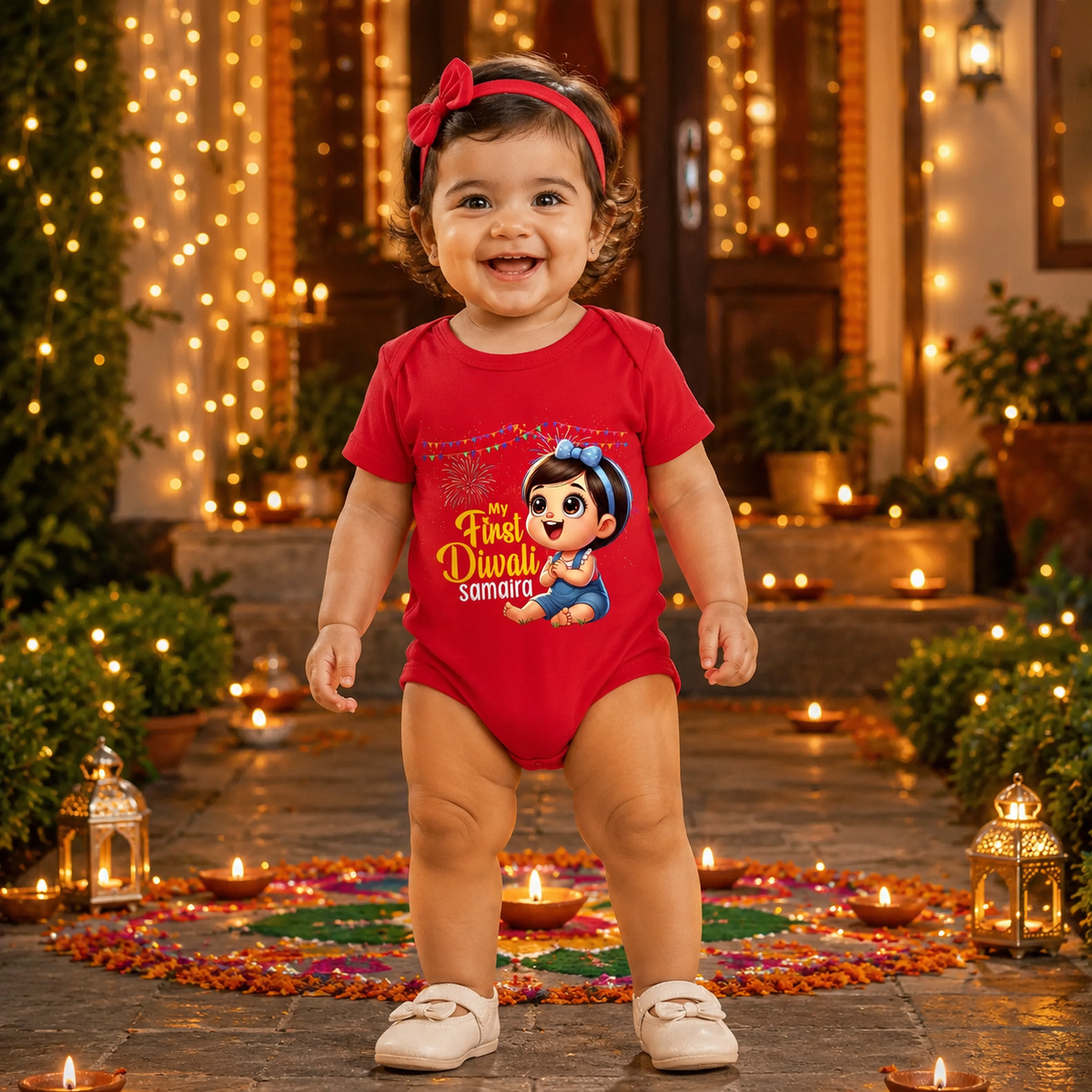 My First Diwali Red 3