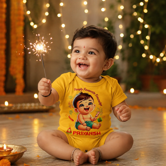 My First Diwali Yellow 3