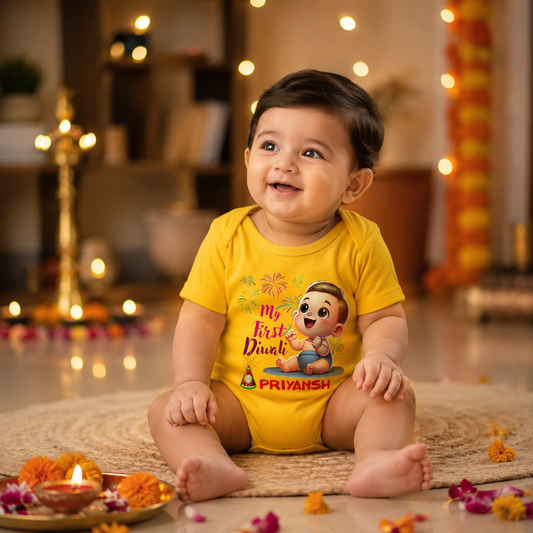 My First Diwali Yellow