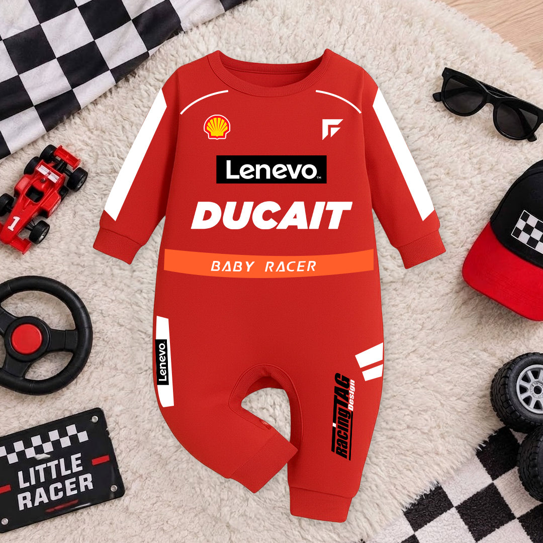 New Born & Baby clothing | Mini Racer – Custom Racing  Romper with Customized Baby Name Printed | Soft Red Full Romper Cotton