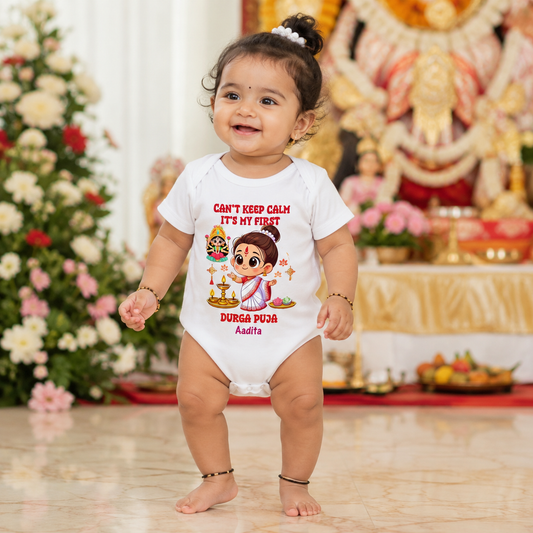 Can't Keep Calm Its Time For Durga Pooja With Name