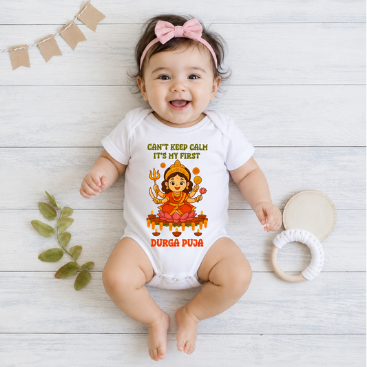 Can't Keep Calm Its My First Durga Pooja