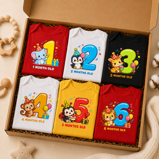 A Little Box of Love for a New Born 6 Months milestone  | Gift Hamper