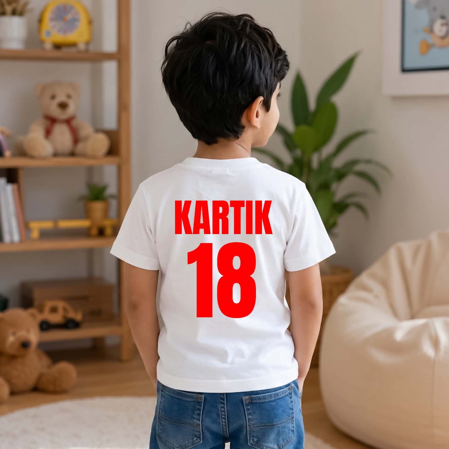 My Best Friend Kids T-Shirt | Ganpati Design White T-Shirt