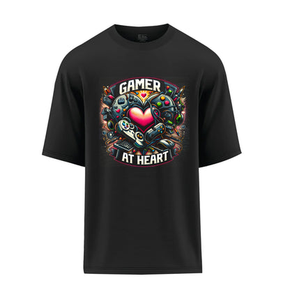 Gamer Heart Oversized T-Shirt