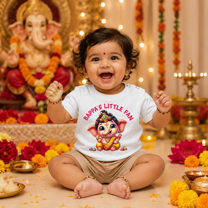 Bappa's little bhakt T Shirt