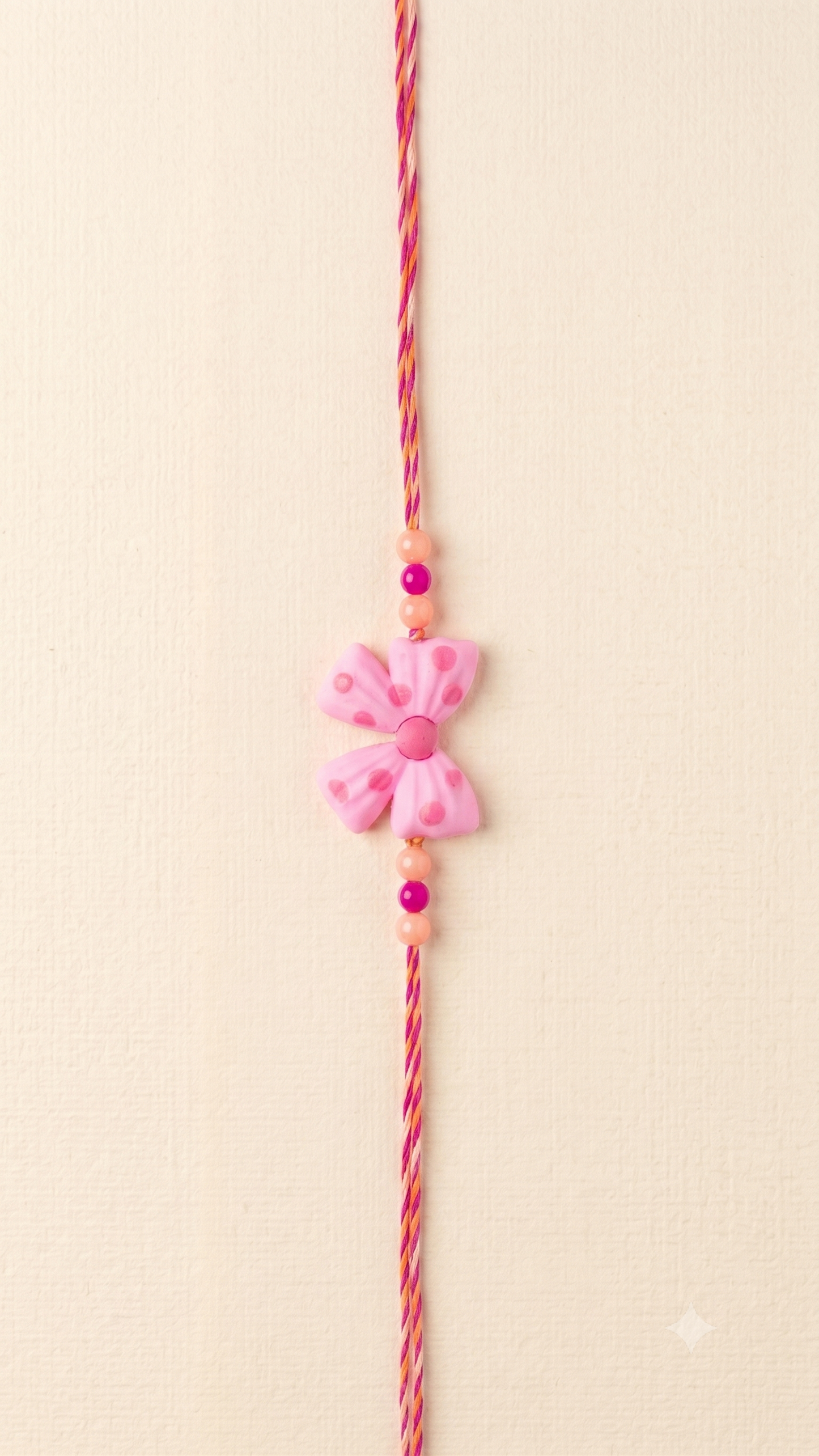 Pink Bow Bracelet Rakhi