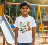 Giraffe Printed Kid's T-Shirt