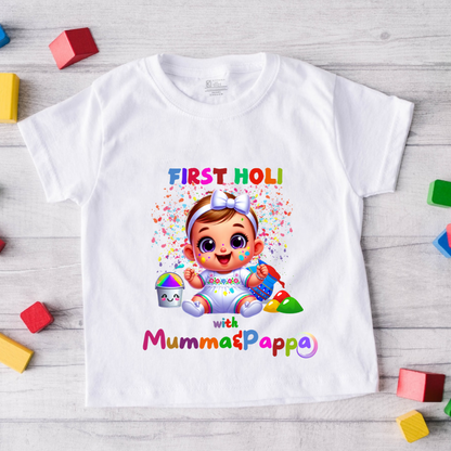 baby First Holi T-shirt