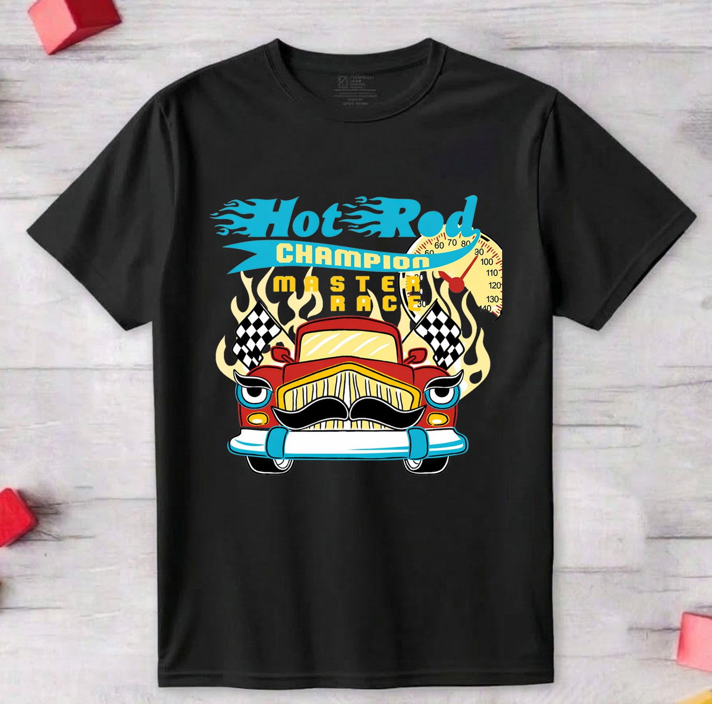Hot Red Champion Printed Kid's T-Shirt