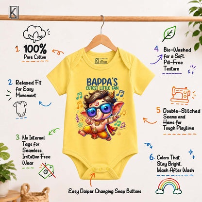 Bappa's Cutest Little Fan Yellow